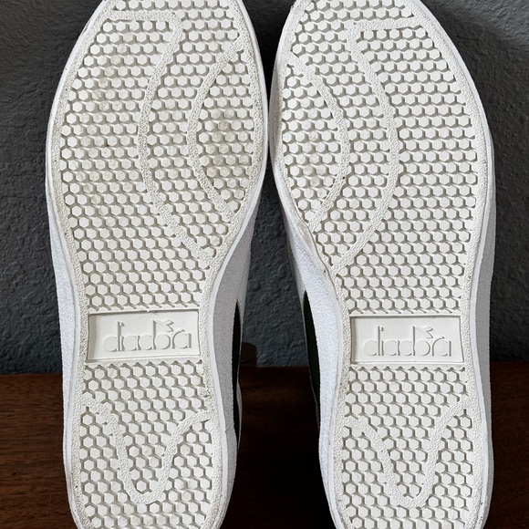 Diadora Pitch Bronze Green Suede Sneakers Women 9 - Picture 8 of 10